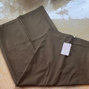Free People Army Green Pencil Skirt
